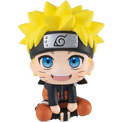 9cm Naruto Anime Figuur Naruto Kakashi Actiefiguur Q Versie Kawaii Sasuke Itachi Figuur Auto Decoratie Collectie Model Speelgoed yellow