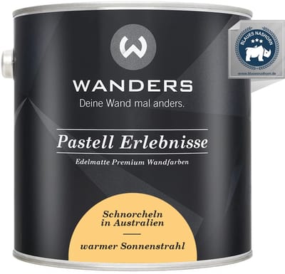 Wanders Muurverf - Edelmatte Krijtverf voor Hout en Meubels - Licht Oranje Zon - 2,5L