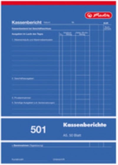 Kasboekformulieren A5, 50 vel
