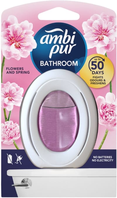 Ambi Pur Badkamer Luchtverfrisser - Petit Coin - Flowers & Spring - Limited Edition - Set en go - Niet elektrisch - 50 dagen Frisheid