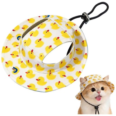 Casquette de Baseball pour Animaux de Compagnie avec Trous pour les Oreilles Chapeau d'Été Protection Solaire pour Chiens Petits et Moyens Randonnée en Plein Air Protection UV Accessoires pour Animaux