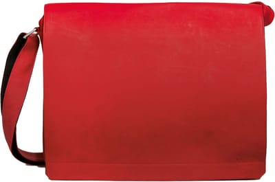 HAROLD'S Leren Business tas Schoudertas Campo Messengerbag Red Rood