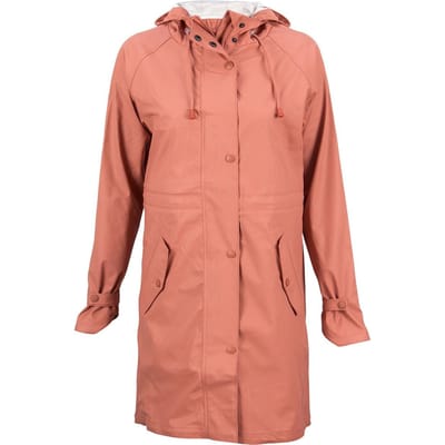 Ralka - Maat 42 Regenjas Dames - Mizzle - Roze/Wit