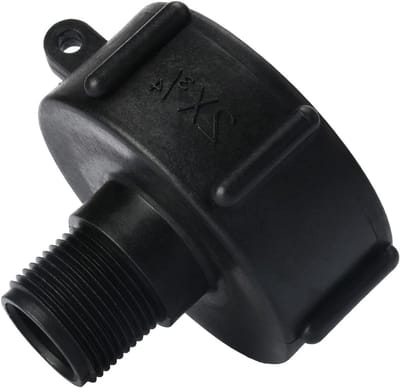 Tank Adapter met Grof Schroefdraad voor IBC Tank - Water Butt Tap Connector - 3/4 inch Slang Tap Adapter