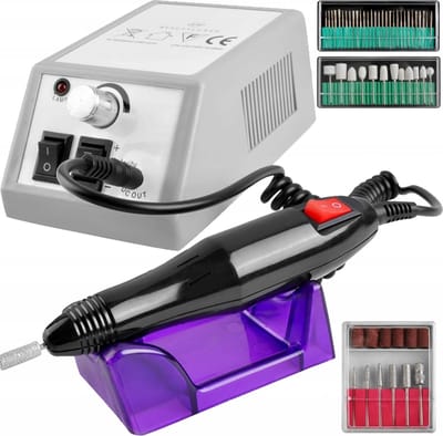 Ariko Nagelfrees grijs- 12Watt- tot 20.000toeren- 57 delig -Elektrische Vijl