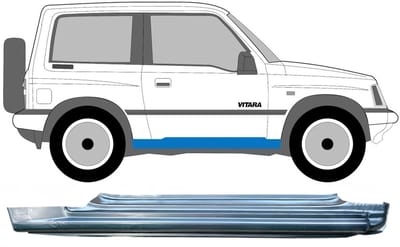 Volledige dorpel voor Suzuki Vitara 1988-1998 / Rechts