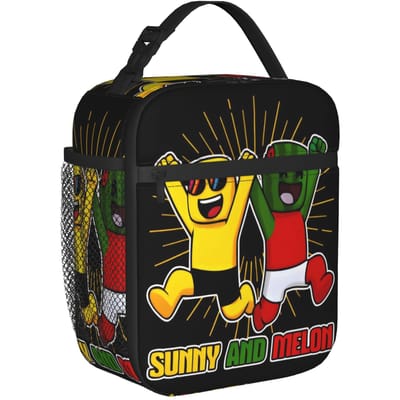 Geïsoleerde Lunchtas Zonnig en Meloen Accessoires Opberg Voedseldoos Nieuwe Koeler Thermische Lunchbox Voor School Option 1