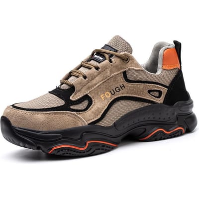 Lichtgewicht heren veiligheidsschoenen lekvrije stalen neus schoenen voor dames heren werkschoenen ademende beschermende werk sneakers heren 37 gray