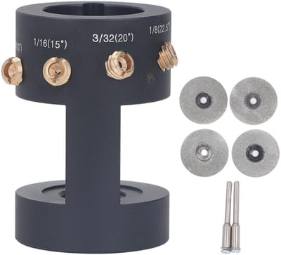 Dailygoods - Tungsten Elektrode Slijper - Roterende Gereedschapsset - Licht en Duurzaam - Meerdere Hoeken - Voor Lassen - Aluminiumlegering