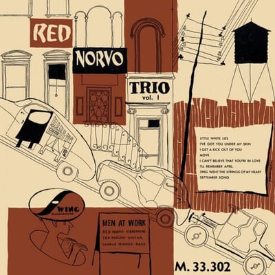 LP Plaat RED NORVO TRIO - Men At Work Vol.1 88985448291 Disques Vogue, 2017 Europa Jazz brown