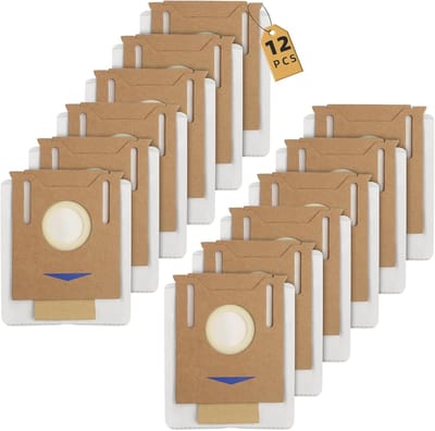 12 Stuks stofzuigerzakken accessoireset geschikt voor Ecovacs Deebot N8/N8+/N8 Pro/T8 MAX /T8+/T8 AIVI/T9+/T9 AIVI+/T9 POWER/T9 Pro stofzuigers - stofzuigerzakken - Ecovacs stofzuigerzakken vervangende onderdelen