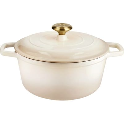 SILVERCREST Premium Gietijzeren Pan, Ø 25 cm (Crème)