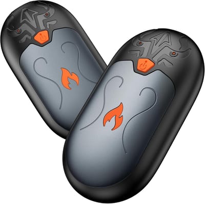 Oplaadbare Handwarmers 8000 mAh - 2 Stuks Elektrische Handwarmers met 24 Uur Warmte en 3 Verwarmingsmodi