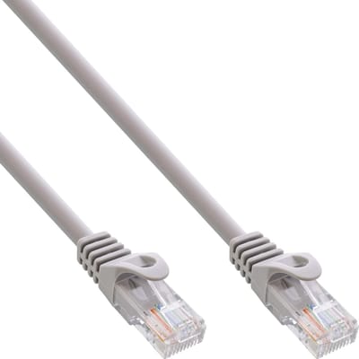 InLine® Patchkabel, U/UTP, Cat.5e, grijs, 10m