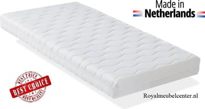 Kindermatrassen 55x120x14 cm baby matras met Anti-allergische Wasbare hoes. Royal Meubel Center.nl ®