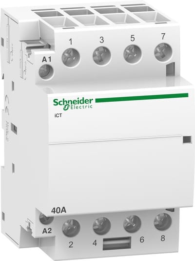 Schneider Electric Acti9 ict contactor 40 A 4 Nee 230 - 240 v ac 50 hz