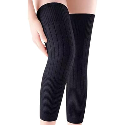 Kasjmier Beenwarmers Kniebeschermer Winddicht Koudebestendig Wol Kniebeschermer Beenhoezen voor Dames Heren Unisex Winter Warm One Size