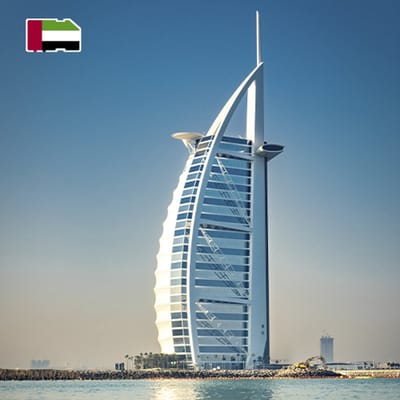 InternationalSIM Data Simkaart Verenigde Arabische Emiraten - 1 GB - 7 dagen