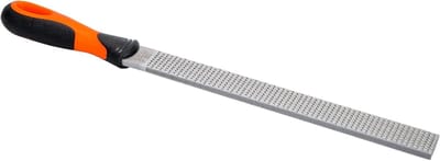 Rasp met handvat - Schraapvijl - Hout Bewerken - Ergonomisch Ontwerp - 25 cm - Zwart