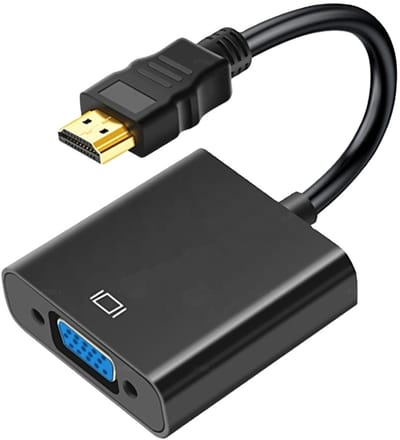 Ulanax - DisplayPort 1.1 naar VGA adapter - zwart - 0,20 meter