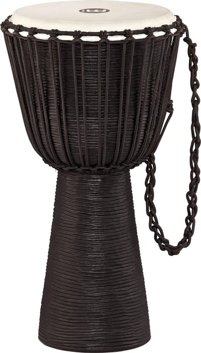 Meinl HDJ3XL Headliner Rope Tuned Wood Djembe Black River djembé
