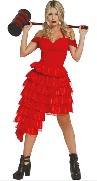 Fiestas Guirca - Jurk Crazy Dangerous maat M (38-40) - Carnavalskleding - Carnaval - carnavalskleding 2027 - Carnaval kostuum