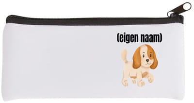 Akyol - klein hondje met eigen naam Etui - Honden - honden liefhebbers - iemand die houdt van honden - verjaardag - cadeau - kado - 20 bij 9 cm