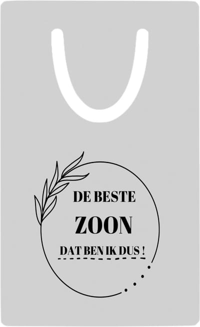 Hacebo® - de beste zoon dat ben ik dus metalen boekenlegger - Zoon - beste zoon - liefste zoon - verjaardag - cadeau - kado - bedankje - geschenk Bladwijzer boekenleggers - 7.6 cm x 5cm