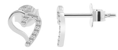 AKZENT Akzent Dames oorbellen "Eirlys" aus 925 Sterlingzilver, gerhodineerd, duurzaam