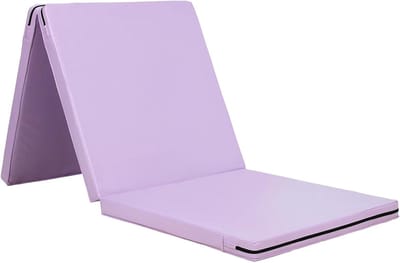 Gymnastiekmat Opvouwbaar - Stretchmat Oefenmat - Thuis sporten - Geluiddicht en isolerend - 180 x 60 x 5 cm - Paars