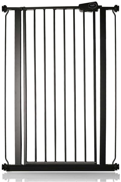 Bettacare Petgate, 75cm - 83cm, Mat Zwart, Hoog 104cm