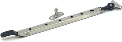 TQ4U Raamuitzetter - Geborsteld RVS / Antraciet - 34 cm - Stelpin