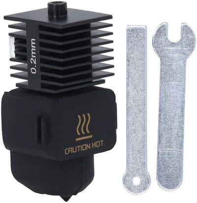 Dailygoods- Hotend Mondstukset Gehard Staal - 3D-printer - Bevestiging met Schroefdraad - Filamentdiameter 1,75 mm - Compatibel met A1/A1 Mini - Ondersteunt Hoge Temperatuur tot 320 ℃ - 3D-printer Mondstuk