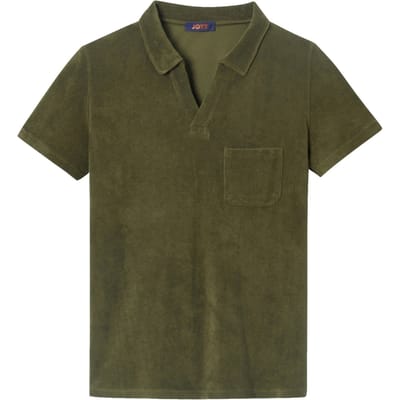 JOTT Neil 2.0 Polo Army Maat: S | Poloshirts Outlet | Heren | Bruin