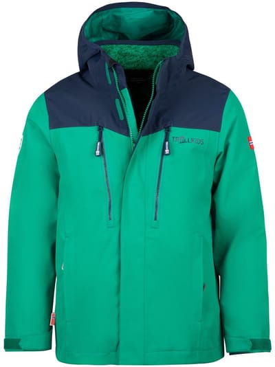 Trollkids Preikestolen Jas Groen 104 cm Jongens,Meisjes