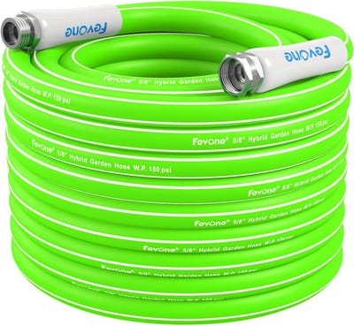 Tuinslang 30 meter zwaar, 5/8 en 3/4 inch, drinkwaterveilig, lichtgewicht voor gazon en tuin