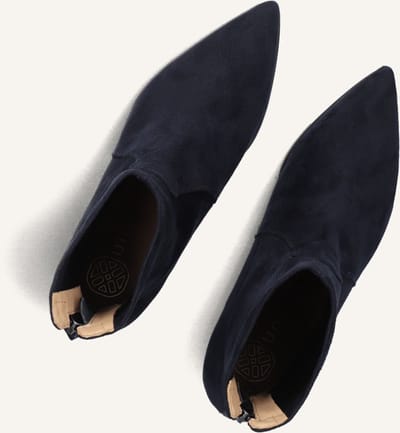 Unisa Jake Enkellaarsjes - Enkelboots met rits - Dames - Donkerblauw - Maat 37