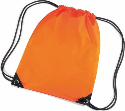 Oranje rugzak waterafstotend