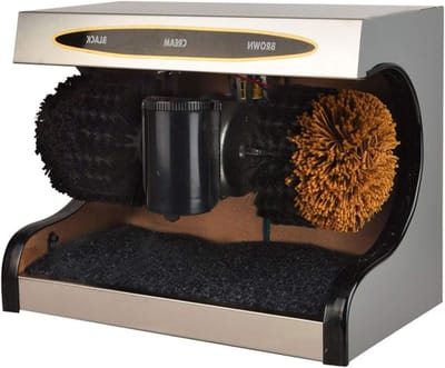 Automatische Schoenpoetser - Schoenverzorging Machine - Schoenen Polijsten - Automatische Inductie - 38x21x31 cm - Goud