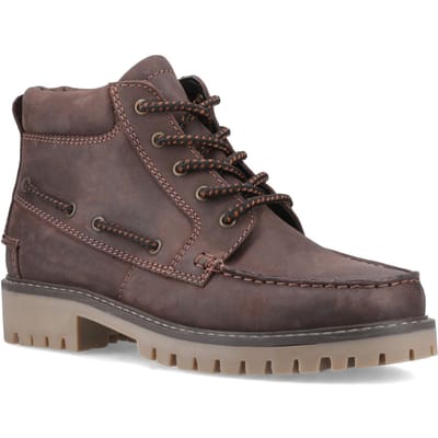 Sperry Baltimore Leren Heren Bruine Enkellaarsjes