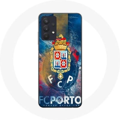 Samsung Galaxy A32 5G hoesje fcp porto blauwe achtergrond