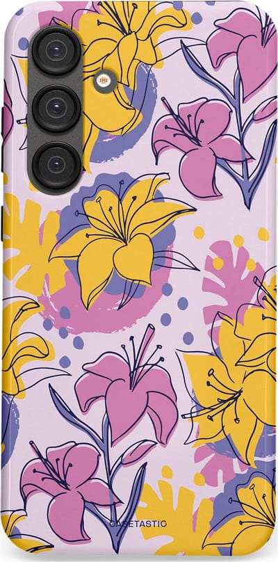 Casetastic Hoesje Geschikt voor Samsung S25 Plus - Stijlvolle Beschermende Duo-layer Case - Flora Fantasia