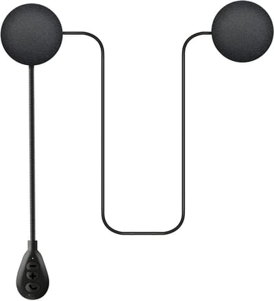 Motorhelm Headset - Draadloze Oortjes - Veilig Communiceren - Bluetooth 5.0 - 10-20M Bereik - Zwart