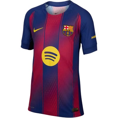 Nike T-shirt FC Barcelona 2025/26 Match Home Bordowy - Maat M