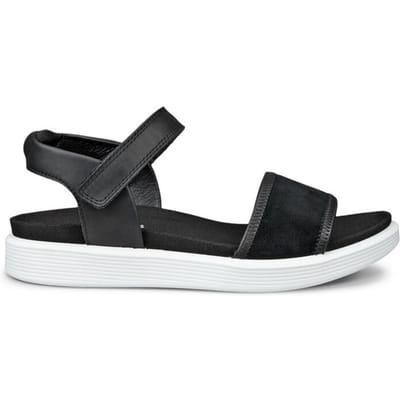 ECCO SOFT SANDAL W Dames Sandalen - Zwart