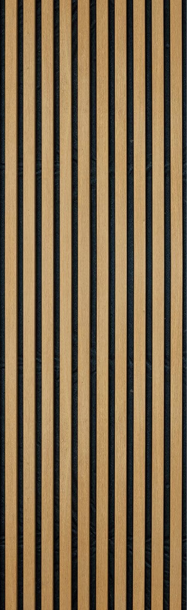 Zelfklevende vinyl muurbekleding op rol per meter - Muursticker met houtnerfpatroon - MODERN ZWART - 60x200cm