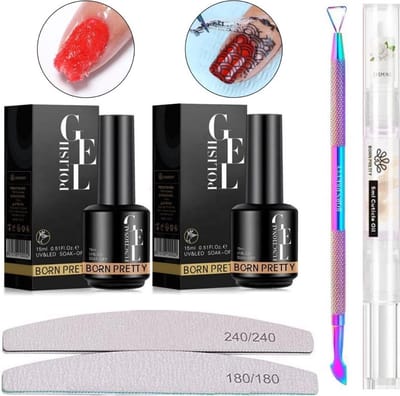 Born Pretty - Gellakremover set - Gellakremover - Gellak remover - Gellak verwijderen - Gellak cleaner - Gellak remover - Nagellak remover - Nagellakremover - Nail Polish remover - Nailpolish remover - Gellak verwijderaar - Magic gellak remover