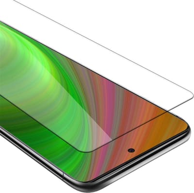 Cadorabo Screenprotector geschikt voor Samsung Galaxy A91 / S10 LITE / M80s - Pantser film Beschermende film in KRISTALHELDER Geharde (Tempered) display beschermglas in 9H hardheid met 3D Touch