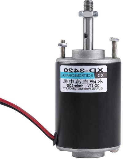 Permanente Magneetmotor - DC Motor Transmissie - Doe-het-zelf Generator - Hoog Toerental Laag Geluid - 12 Volt 3500 RPM - Koper