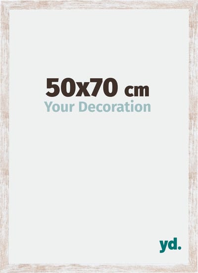 Your Decoration - Fotolijst 50x70 cm - MDF - White Wash - Catania